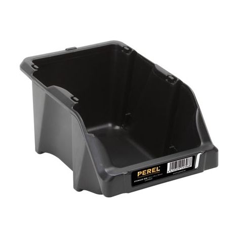 Perel Bac à bec, empilable, plastique, 125 x 195 x 90 mm, noir
