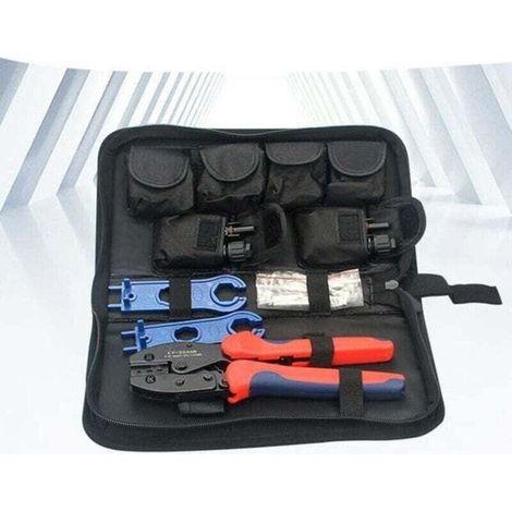 Connecteur de câble d'outil de sertissage solaire, XU, Kit d'outils de sertissage solaire Kit d'outils de sertissage solaire Kit d'outils de sertissage solaire Performance - KZQ (1/4)