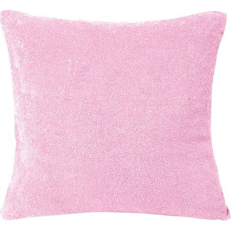 Taie D'Oreiller - 40x40 Cm - Éponge - Fermeture Éclair - 82% Coton 18% Polyester - 1 Pièce