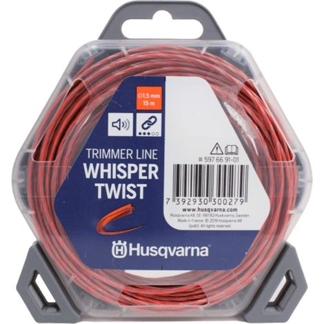 Linka Żyłka Tnąca cichobieżna Husqvarna do kosy wykaszarki WHISPER TWIST 1,5x15m (1/2)