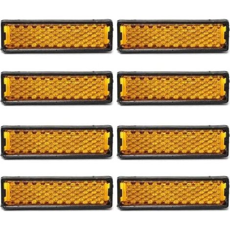 8 reflectores para pedales de bicicleta, reflectores para pedales de bicicleta de carretera, para un paseo nocturno seguro. (1/5)