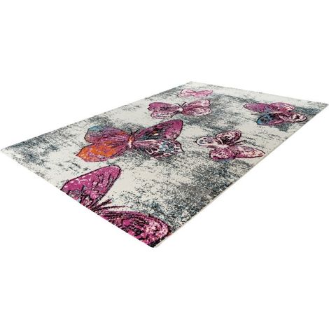 Alfombra de 170x120 cm, diseño F804E en colores multicolor - Confort y elegancia para su interior. (1/5)