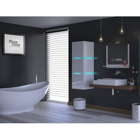 Ensemble meuble de salle de bain ALIUS 13 blanc (1/5)