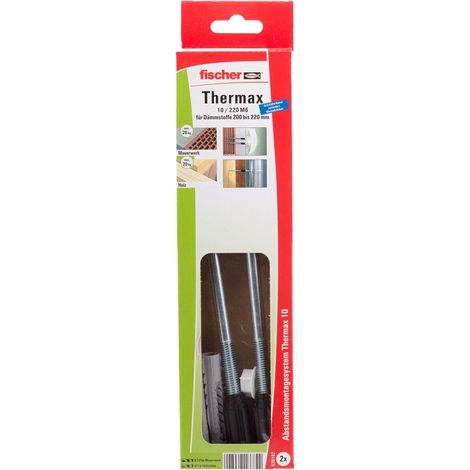 Fischer 2x sistema de montaje a distancia Thermax 10/220 M6 B - 520182 (1/2)