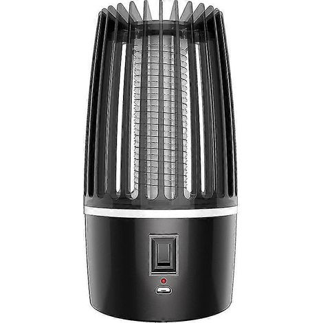 Lampe anti-moustiques LED rechargeable USB 2 en 1, piège à moustiques, répulsif à insectes, lampe de camping, batterie 2000 mAh (1/5)