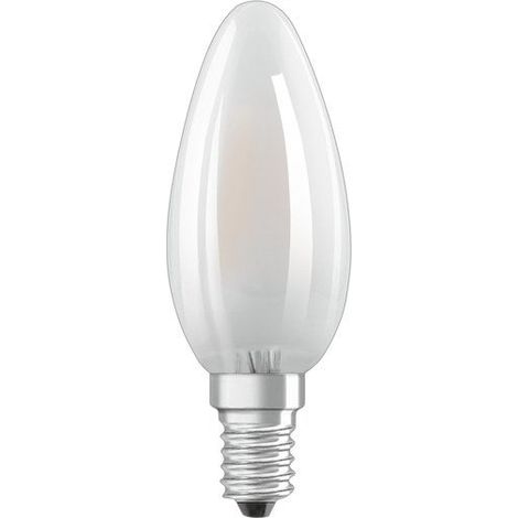 Ampoule variable led dépoli flamme E14 470 Lm = 40 W blanc chaud, OSRAM (1/3)