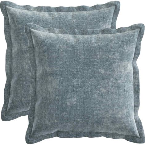 Cushion Cover 2 pcs HOUTEN Light Blue 30 x 30 cm vidaXL (1/5)