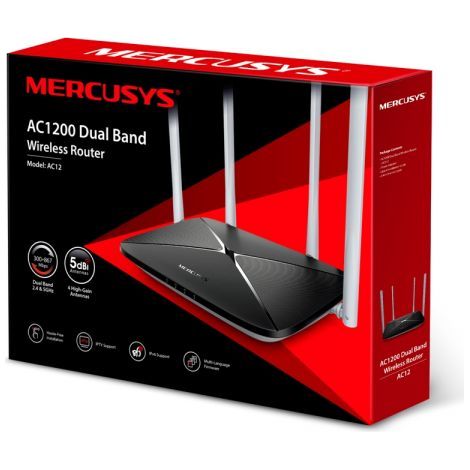 AC1200 WI-FI ROUTER 2.4/5GHZ DA 1200MBPS 10/100M WAN/LAN (1/5)