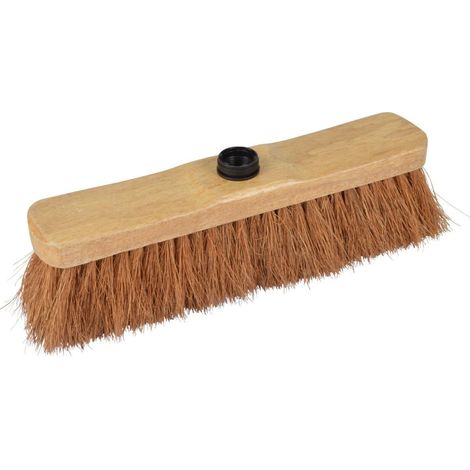 Tête de Balai en Bois Vernis "Coco" 33cm Naturel