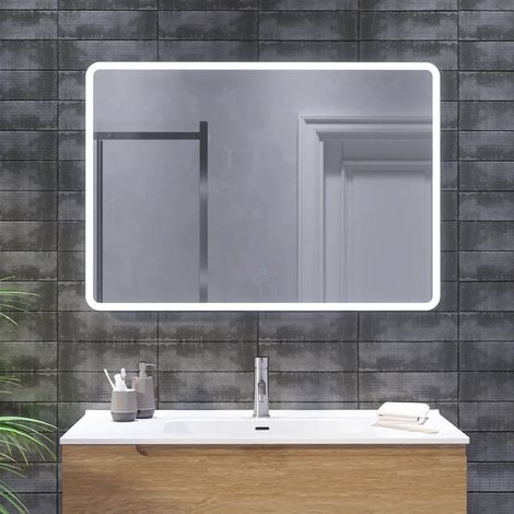Specchio Led 60x80 cm con Sensore Touch-screen Anti-impronta Mod. Anka (1/3)