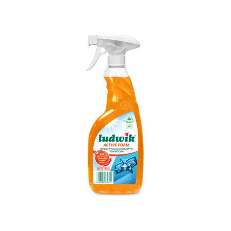 Ludwik Active Foam Detergente liquido ai frutti esotici per la pulizia di superfici grasse 600 ml