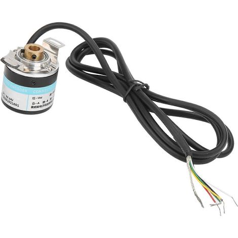 ABZ-Encoder Inkremental-Drehstrommotor mit halbhohler Welle, 6 mm, Untersetzungsgetriebe, DC 524 V (C38S6G5-50Z-G24)