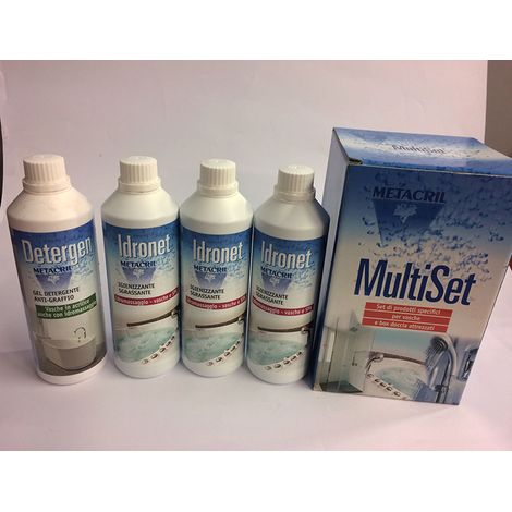 MultiSet Idromassaggio - set prodotti vasche idromassaggio metacril 02100001