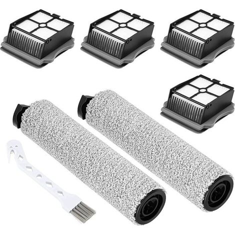 Kit 2 rouleaux brosse + 4 filtres Tineco iFloor 3 – Pièces rechange – Pour aspirateur laveur (1/5)