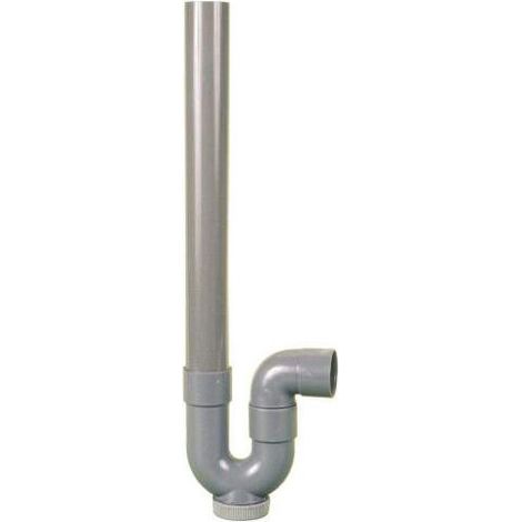 Máquina de sifón para lavadora de PVC salida horizontal Ø40