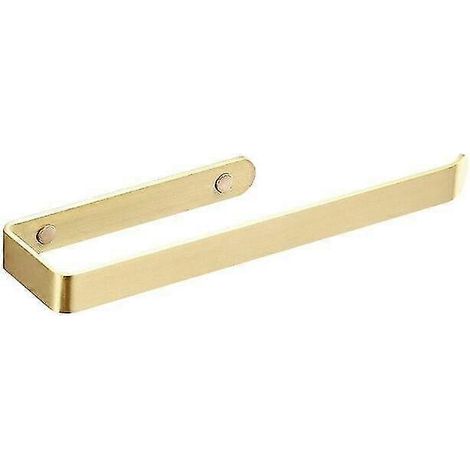 Modern Minimalist Design Brushed Gold Roll Paper Holder Toilet Tissue HolderTowel Bars (1/3)