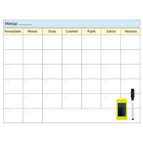 Agenda settimanale magnetica cancellabile a secco 30x40