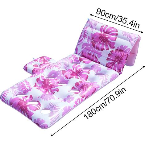 Tapis de piscine gonflable, matelas de piscine pour adultes (1/3)