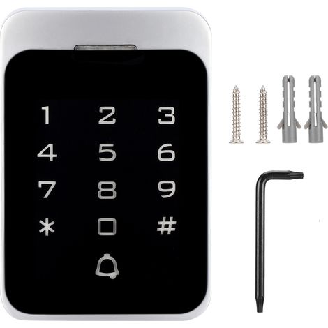 Clavier d'accès métallique IP65 étanche, lecteur de cartes RFID 125KHZ avec mot de passe, contrôleur de porte d'entrée. (1/5)
