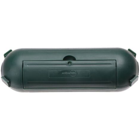 BUNTHAUS Boîtier de protection IP54 pour rallonges électriques de jardin - Vert (1/3)