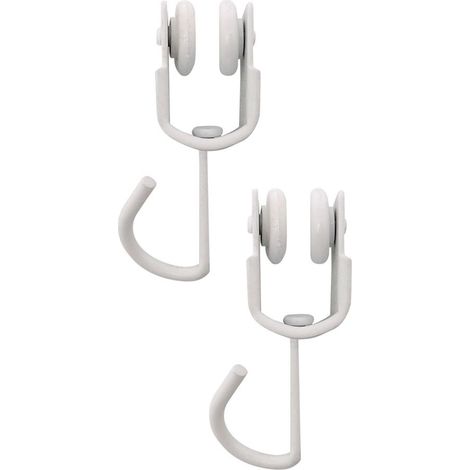 Blister di 2 pulegge per binari per tende interne TLD18 92577 Micel (1/3)