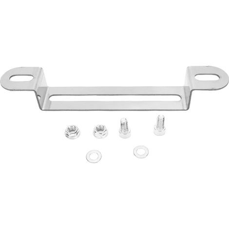 Support de plaque d'immatriculation de moto, adaptateur d'étiquette universel en acier inoxydable pour la plupart des motos (1/5)