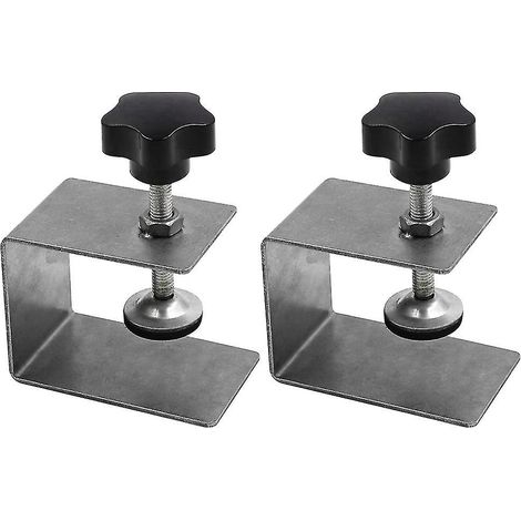 Lot de 2 clips de fixation pour panneaux avant de tiroirs en bois lisse, accessoires de bricolage (1/5)