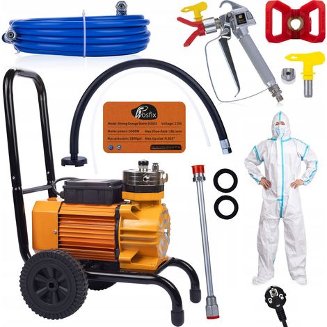 Rosfix Lackiereinheit Rosfix Strong Blue Storm SBS03 3500W 22MPA 18L/min + Overall