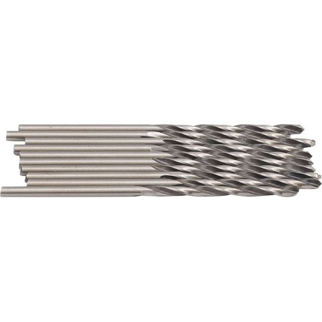 10 Spiralbohrer mit geradem Schaft aus Schnellarbeitsstahl, für Stanzpressen in industriellen Anwendungen, 1,85 mm (1/5)