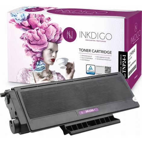 Toner Inkdigo TNP24 compatible avec Konica Minolta Bizhub 20 20P, certifié TÜV (1/5)