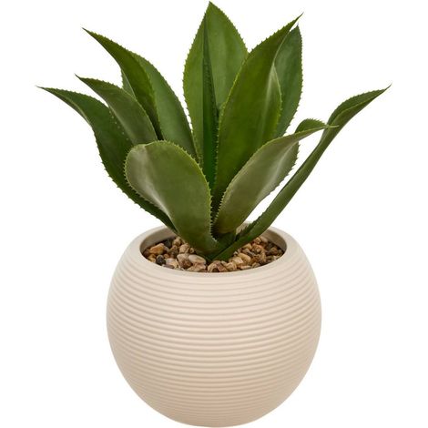 AGAVE POT PL BLC POSA H51 - Atmosphera créateur d'intérieur (1/3)