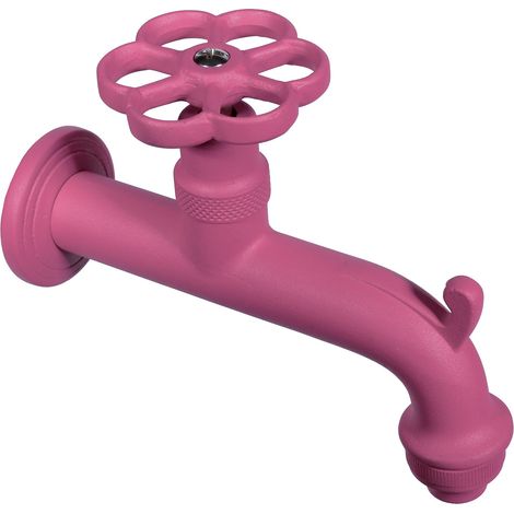 Rubinetto Colorato per Fontana da Giardino in Ottone Belfer RUB/022 Ciclamino (1/2)