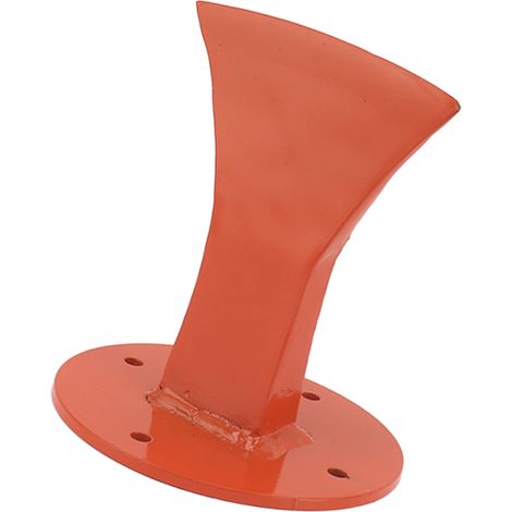 Fendeuse de bûches manuelle, antidérapante et sécurisée, en acier forgé orange, pour intérieur et extérieur. (1/5)