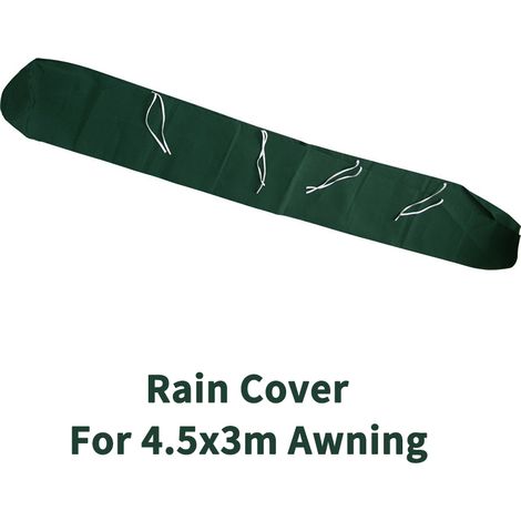 Patio Garden Awning Canopy Sun Shade Shelter Rain Cover Green For 4.5m Awning