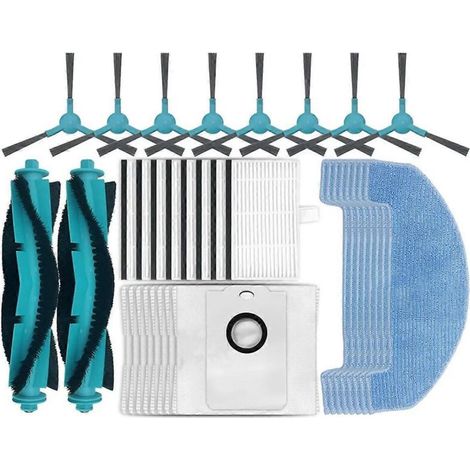 Pour 2499 Ultra Home Titanium Advanced / Atvel R80 Brosse principale, lingettes de balai, filtre HEPA et sacs à poussière (1/5)