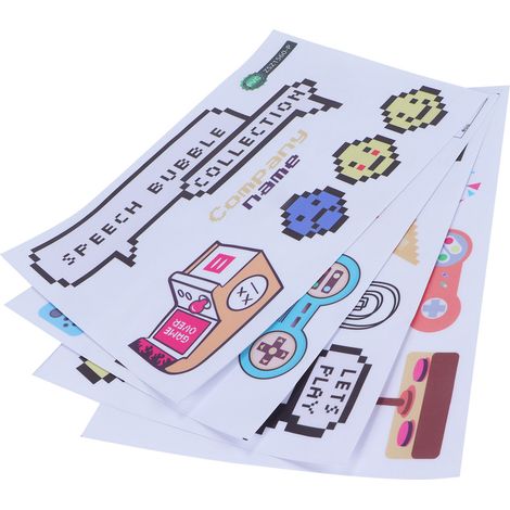 Stickers muraux en PVC auto-adhésifs à motifs de dessins animés pour projets de bricolage – papier peint autocollant pour chambres et salles de jeux. (1/5)