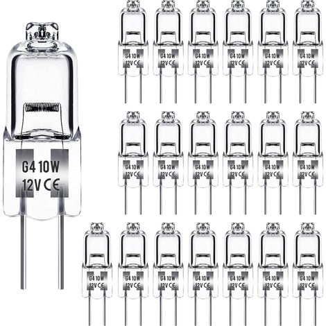 G4 10W 12V warmweiße Halogenlampen (20er-Packung) (1/5)