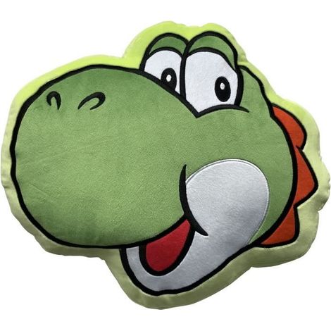 3D-Kissen - MARIO BROS - Yoshi-Gesicht - Mikrofaser - 40 cm (1/3)