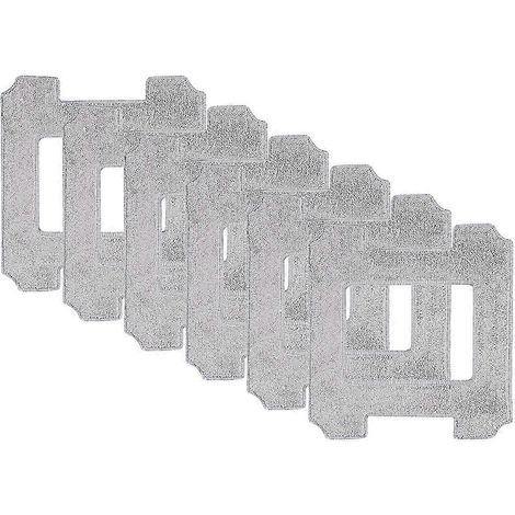 Lot de 6 pièces pour ECOVACS WINBOOT W2 OMNI : cotons-tiges et chiffons de rechange en microfibre. (1/5)