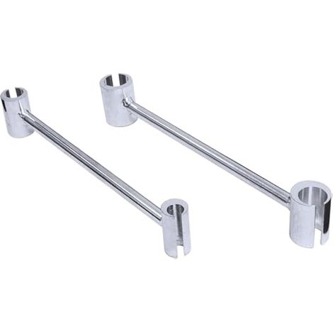 Kit de 2 clés réglables pour réparation de charnières de porte 14-25mm (1/5)