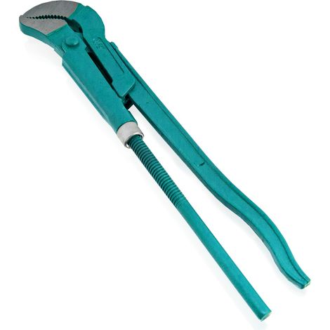 Bituxx® 1,5 Zoll S-Maul Rohrzange Wasserpumpenzange Klempner Zange Eckrohrzange verstellbar (1,5 ") (1/2)