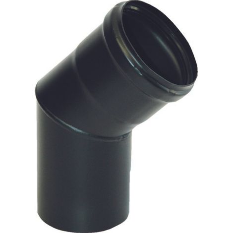 45°-Biegung mf - Stahl 1,2 45°-Biegung dn100 "schwarz" Pellet 1,2