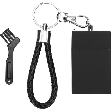 BelleRise - Mini boîte rangement alu – étanche carrée – camping voyage – noir (1/5)