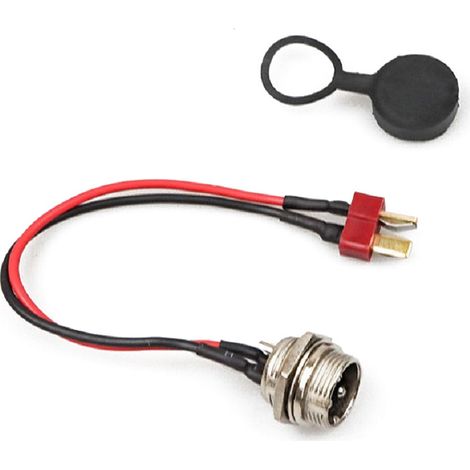 Zubehör für Roller: Ladeanschluss, Luftfahrtstecker auf T-Stecker, Ladekabeladapter (1/4)
