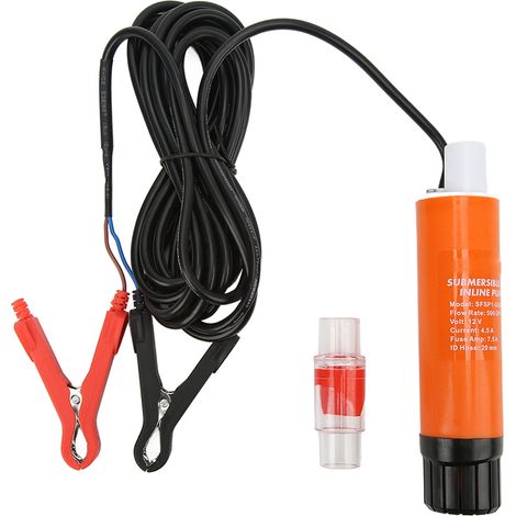 Pompe de cale submersible 12V 20mm 500GPH - Compacte silencieuse portable pour bateau yacht camping-car marin (1/5)