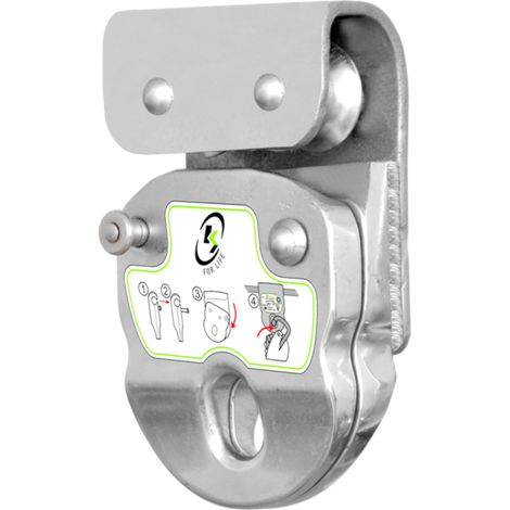 Corredera extraible sobre ruedas para línea de vida horizontal KS 4000 cable KRATOS SAFETY