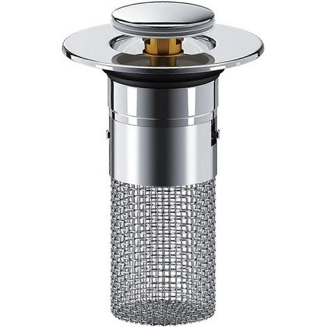 Crépine d'évier en acier inoxydable avec panier, crépine de bonde d'évier, bouchon de rechange pour évier, récupérateur de cheveux pour bonde de douche, crépine d'évier de cuisine (1/5)