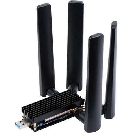 5G-Adapter-Erweiterungsplatine mit vier Antennen, USB 3.1-Schnittstelle, M.2-Formfaktor, für Raspberry Pi Jetson Nano (1/5)