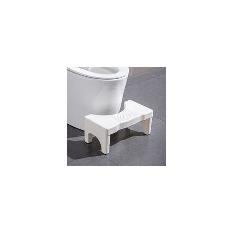 Tabouret De Toilette Physiologique, Marche-Pied Wc Adulte Et Enfant, Repose-Pieds Salle De Bain, Tabouret Accroupi RéGlable En Hauteur, Design Ergonomique Et Facile à Nettoyer