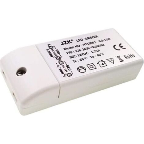 Entrée: 220-240V sortie: DC 12V 1.25A DC 15W, ampoule LED transformateur driver convertisseur conducteur alimentation de tension constante (1/2)